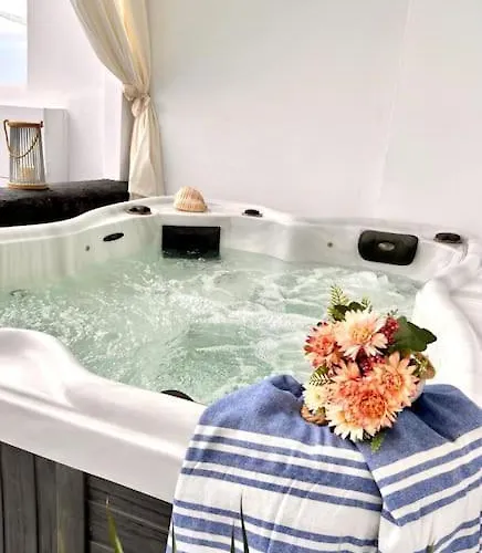 Luxury Vacation Irene With Private Juccuzi * 산토리니